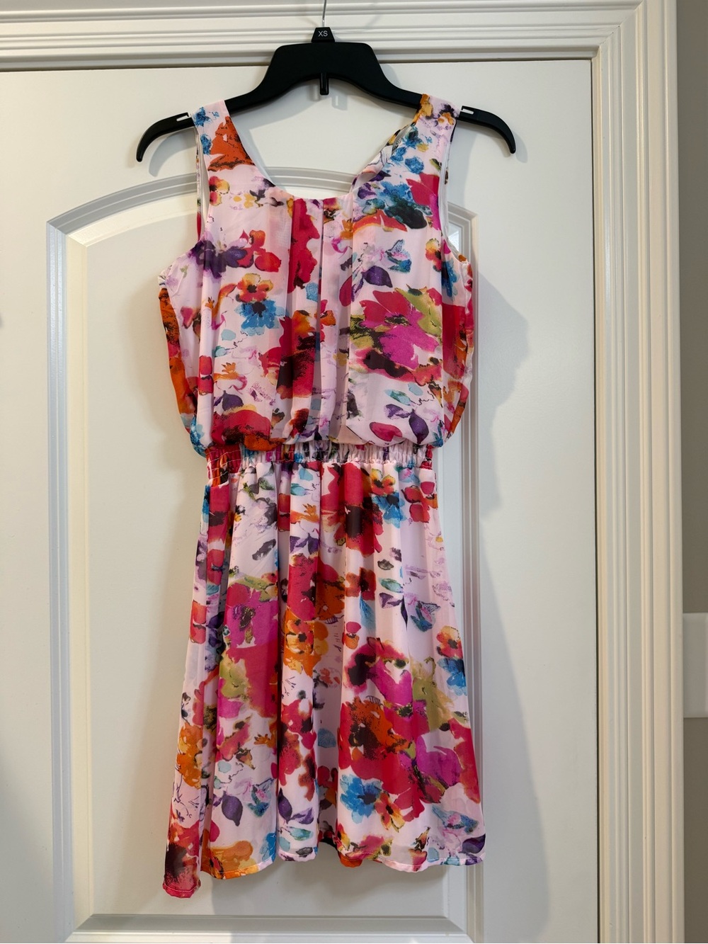 Speechless Pink Multicolor Floral Mini Dress